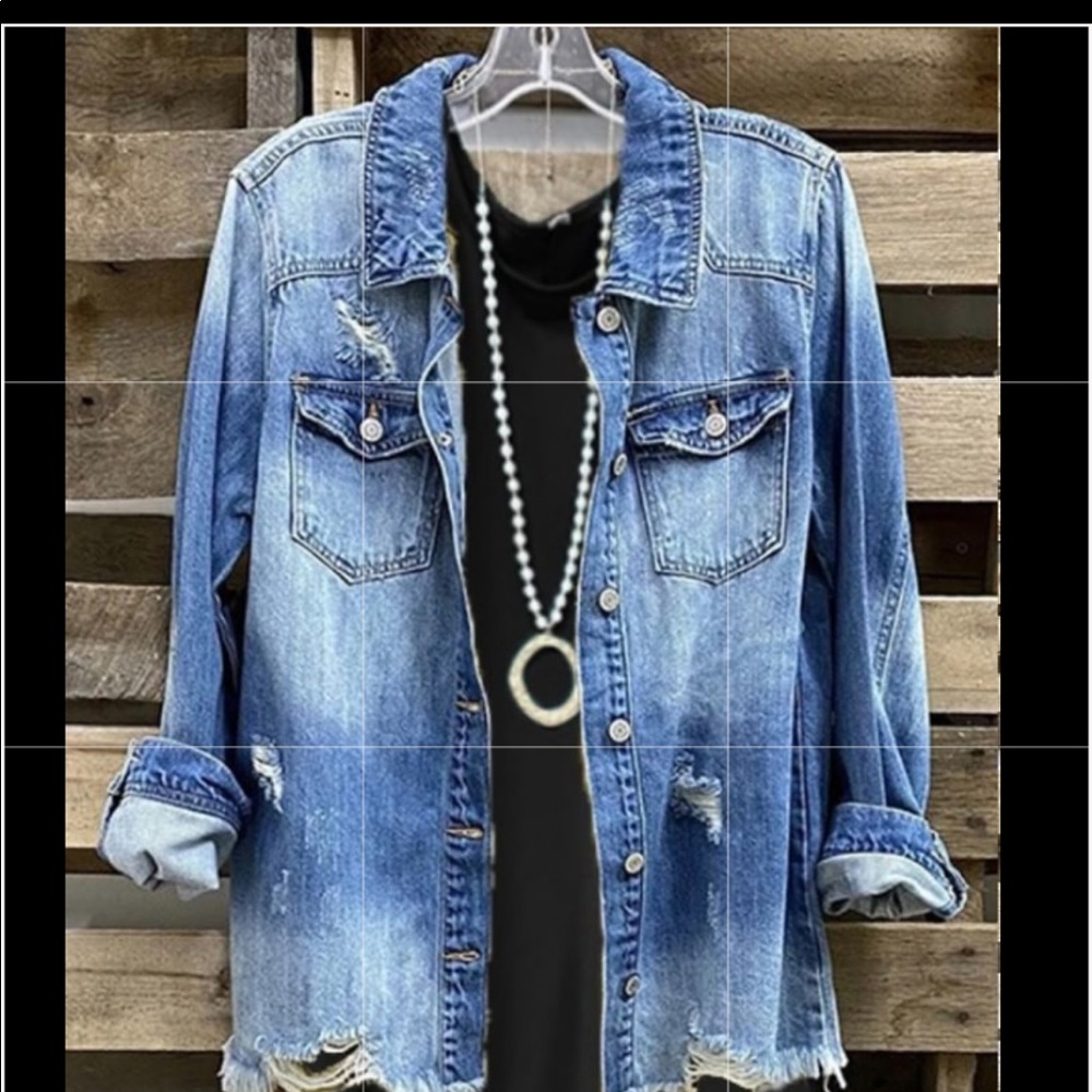 Beautiful Oversized denim jacket (new without tag)